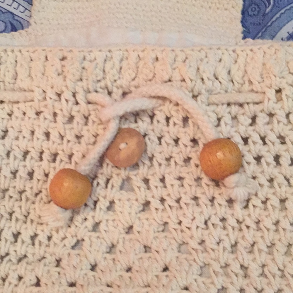 Crochet Backpack Purse - Picture 4 of 8